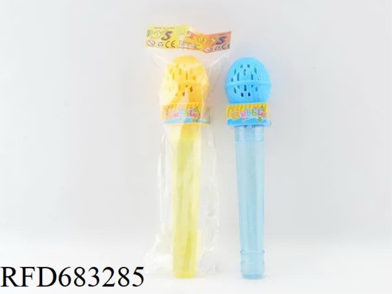 MICROPHONE BUBBLE (WITH RATTLE)