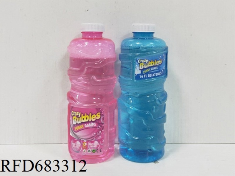 BUBBLE BOTTLE WATER 16 OUNCES, ABOUT 500 ML