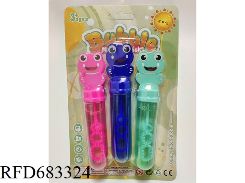 FROG BUBBLE STICK