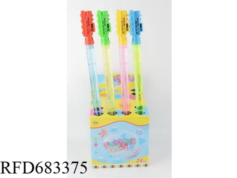 53CM TRAIN BUBBLE STICK 24PCS