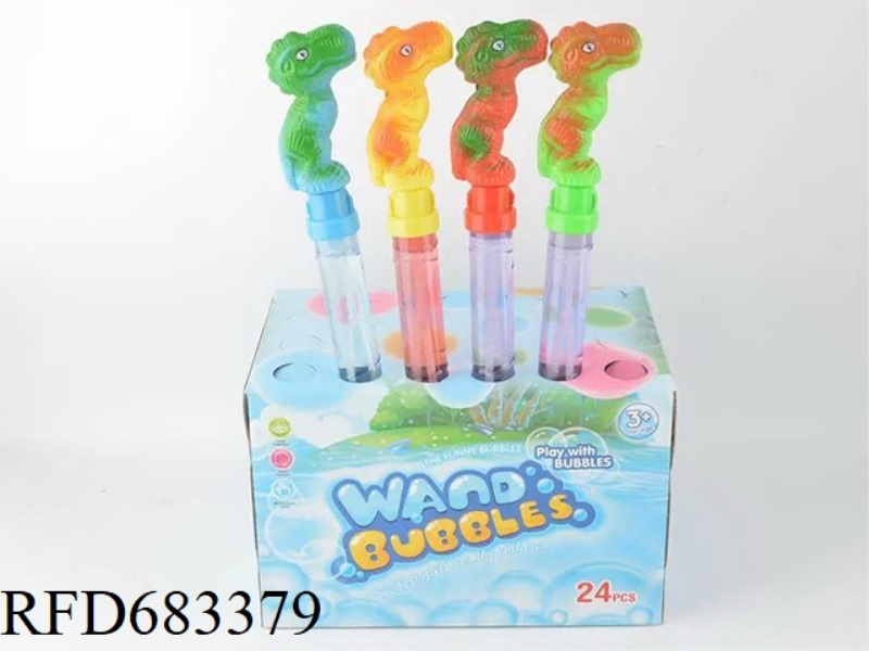 38CM DINOSAUR BUBBLE STICK 24PCS