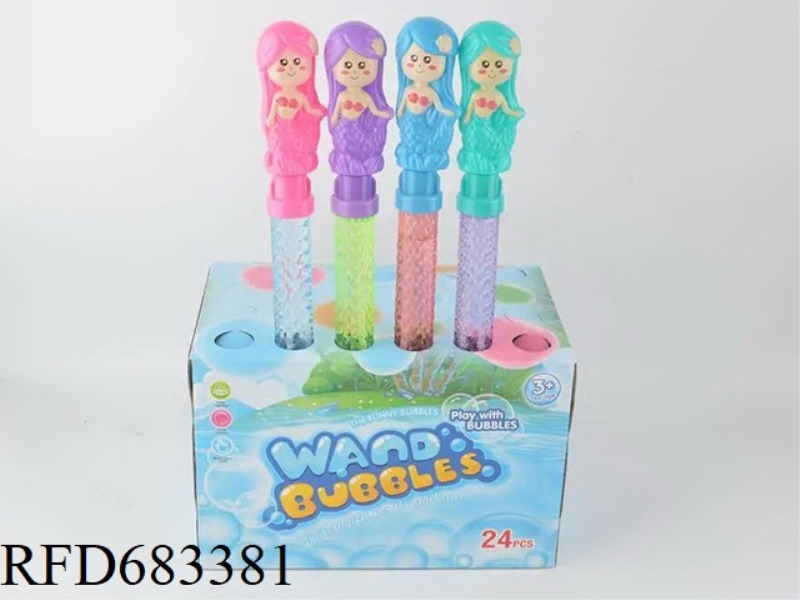 39CM GIRLS BUBBLE STICK 24PCS