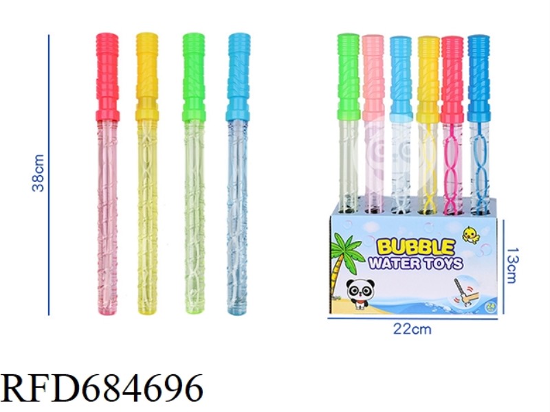 38CM THREADED HANDLE CARTOON BUBBLE STICK/BUBBLE WATER/BUBBLE BLOWING TOY