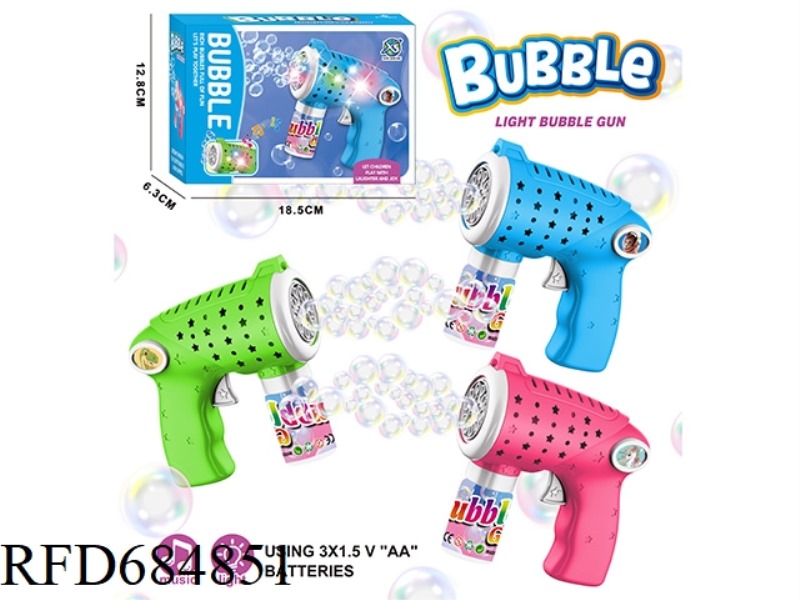 Bubble gun (10 holes) 3*AA battery 50ml *1