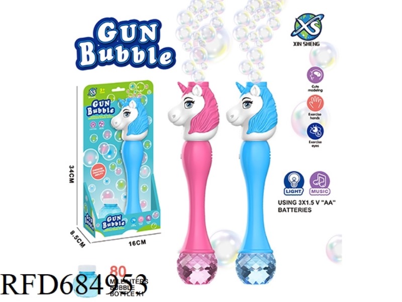 UNICORN STICK (WITH SOUND) 3*AA(ORDINARY BATTERY) 80ML *1