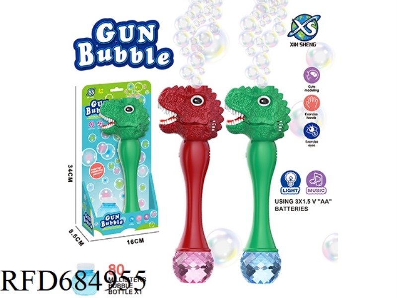 DINOSAUR STICK (WITH SOUND) 3*AA(ORDINARY BATTERY) 80ML *1