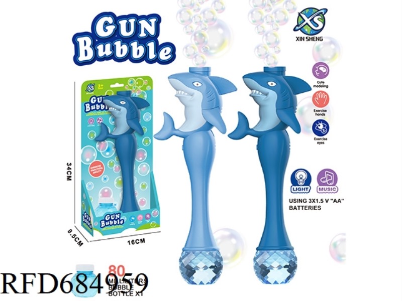 SHARK STICK (WITH SOUND) 3*AA(ORDINARY BATTERY) 80ML *1
