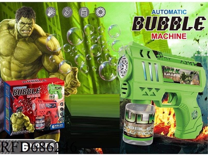 6-HOLE HULK SPACE BUBBLE GUN