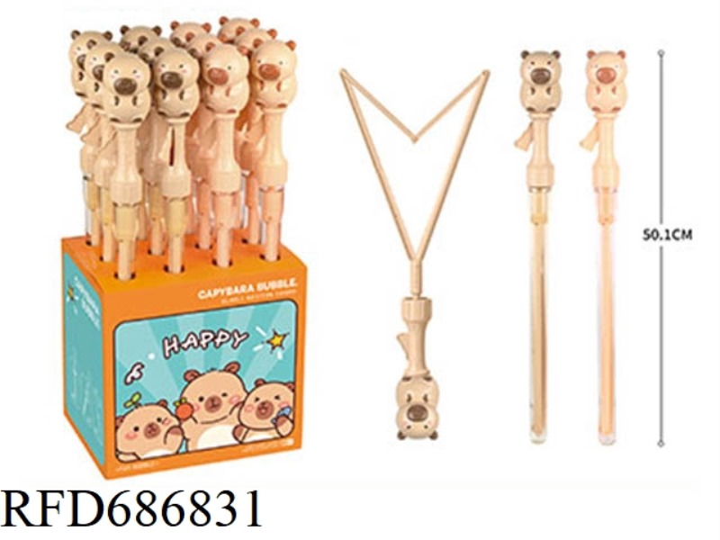 CAPYBARA SABRE BUBBLE STICKS, 12 PIECES PER BOX, 100ML
