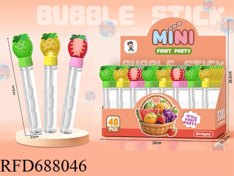 STRAWBERRY MINI BUBBLE STICK