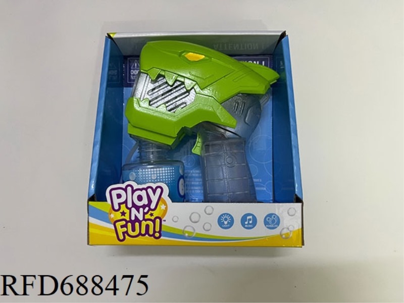 ELECTRIC LIGHT SMALL POROUS SHARK BUBBLE GUN