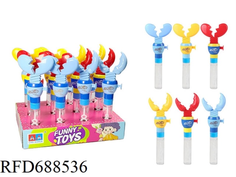 BOXING HEART PEACH (BUBBLE STICK)