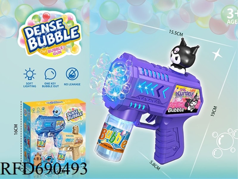 10 HOLE ELECTRIC LIGHT BUBBLE GUN (KUROMI MODEL)