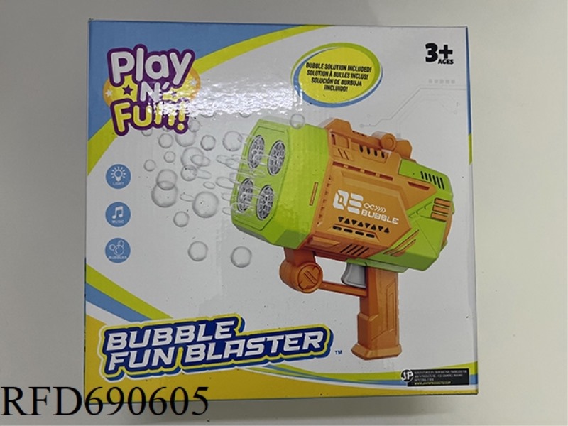 FOUR-CYLINDER 32-HOLE LIGHT SHORT SPACE BUBBLE GUN