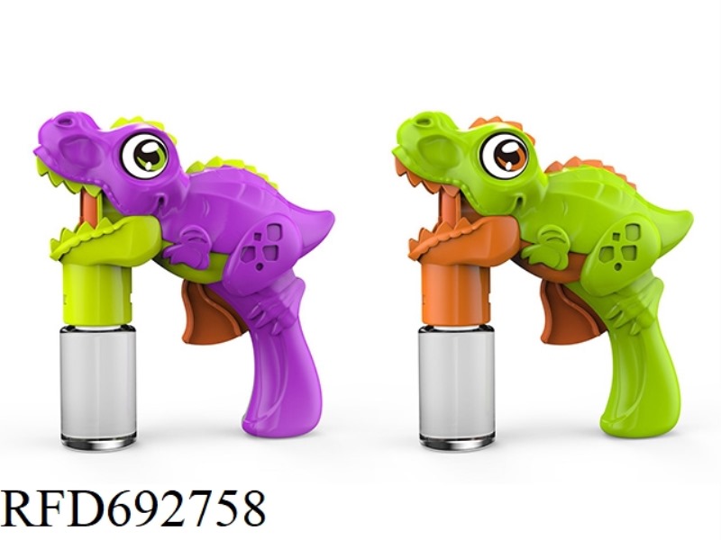Friction dino bubble gun(1*60ml）