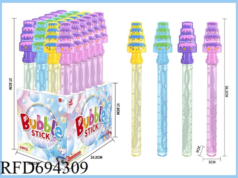 CAKE BUBBLE STICK 24PCS 120ML*1