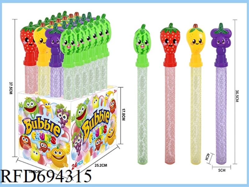 NEW FRUIT BUBBLE BAR 24PCS 120ML*1