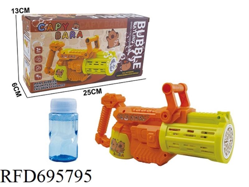 KAPIBALA GATLIN BUBBLE GUN 118ML *1 (NOT INCLUDED IN 4AA)