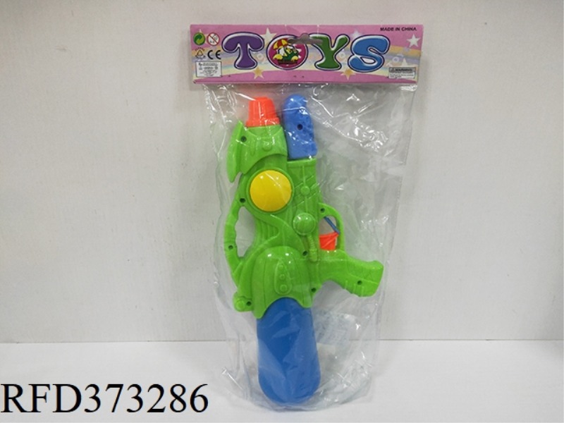 SOLID COLOR SINGLE BOTTLE PUMP WATER GUN (ORANGE, YELLOW, GREEN 3 COLORS MIXED)