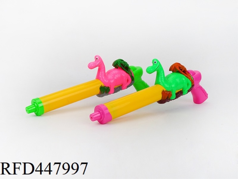 CARTOON DINOSAUR SOLID COLOR TUBE WATER CANNON 12PCS