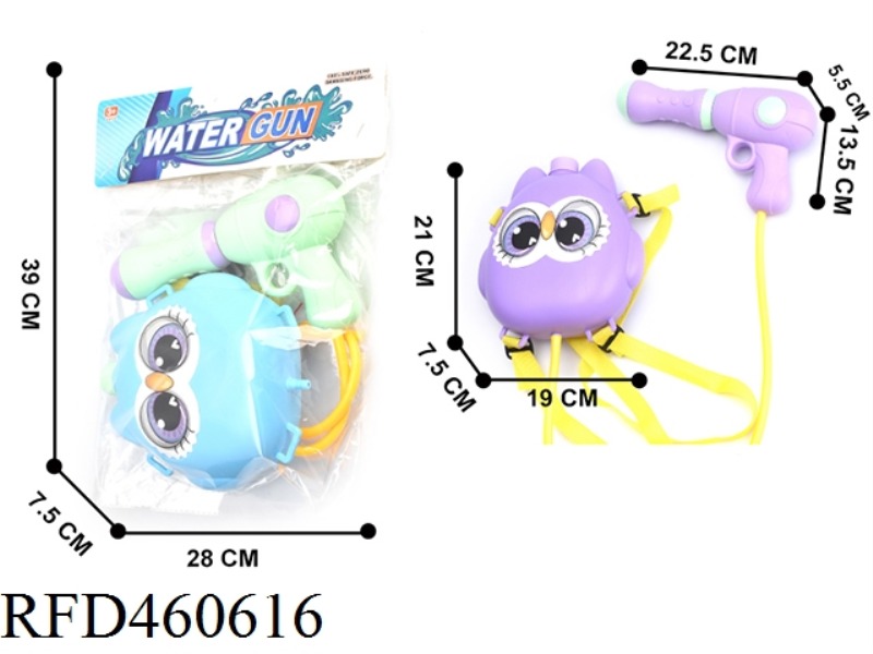 CARTOON EAGLE HEAD BACKPACK WATER GUN