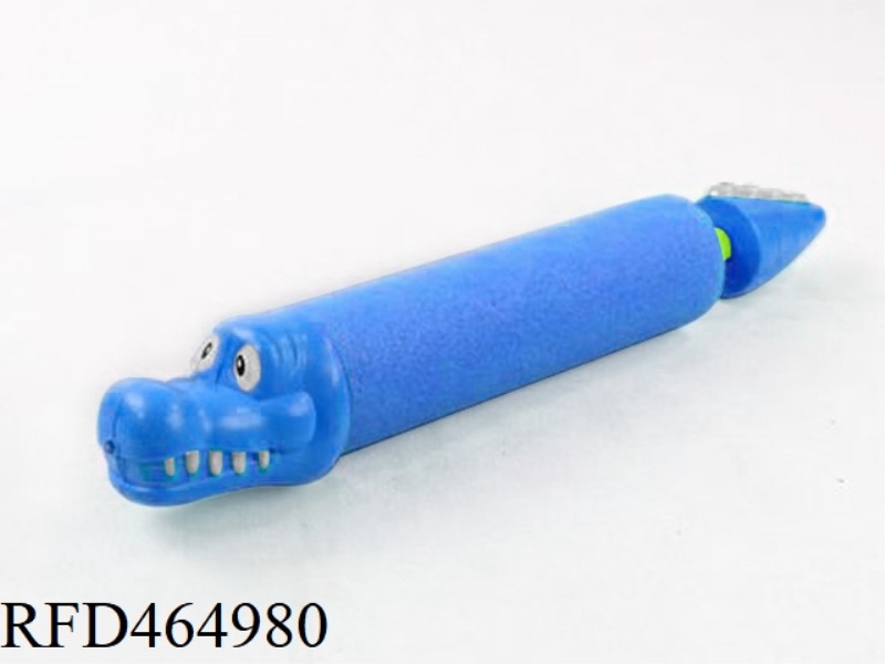 34CM PEARL COTTON CROCODILE (BLUE) WATER CANNON