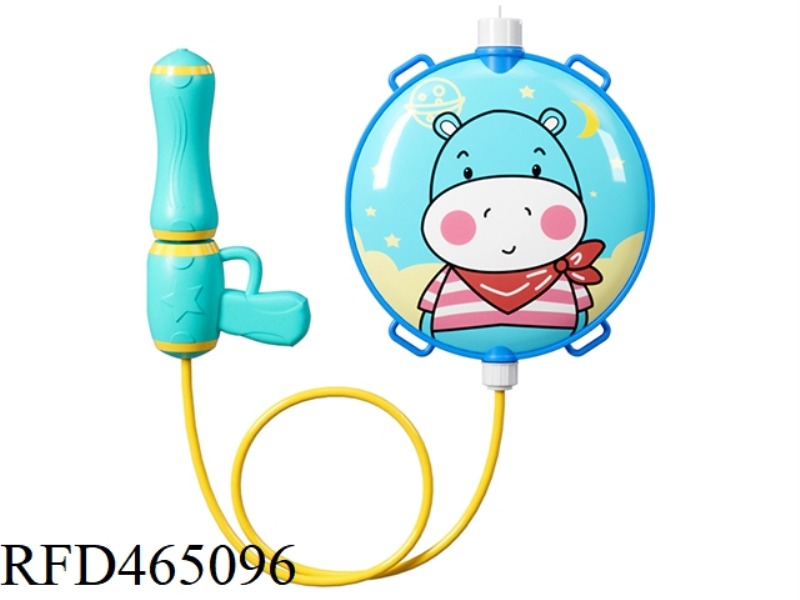 LITTLE HIPPO BACKPACK WATER GUN