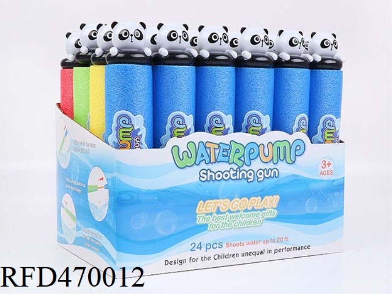 PANDA 27CM ROUND WATER CANNON (DIAMETER 5CM) 24PCS