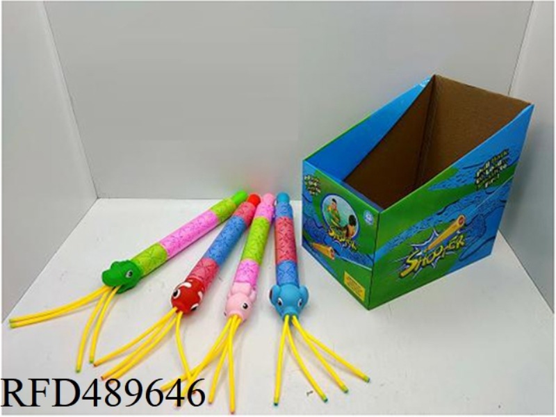 CLOWNFISH/DINOSAUR/OCTOPUS/ELEPHANT CARTOON FOUR SPRINKLER EPE WATER CANNON 24PCS