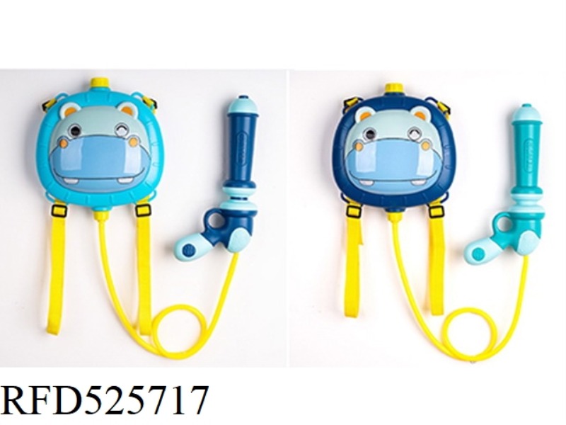 CARTOON BACKPACK WATER GUN (DARK BLUE AND LIGHT BLUE)
