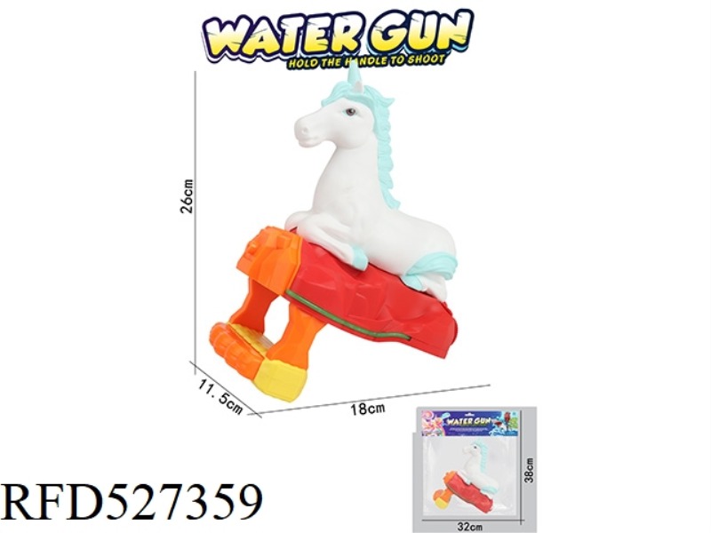 FANTASTIC BEASTS UNICORN (BLUE) WRIST PRESS WATER GUN
