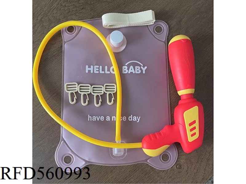 RED BAG BACKPACK WATER GUN