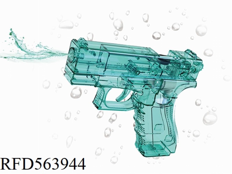 CLEAR GLOCK WATER GUN CLEAR GREY