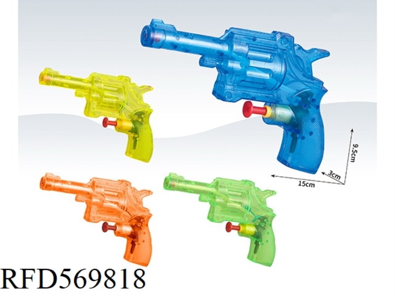 15CM LEFT WHEEL TRANSPARENT WATER GUN