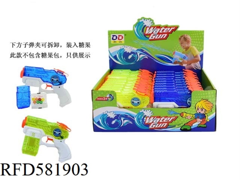 TRANSPARENT SMALL WATER GUN 18PCS