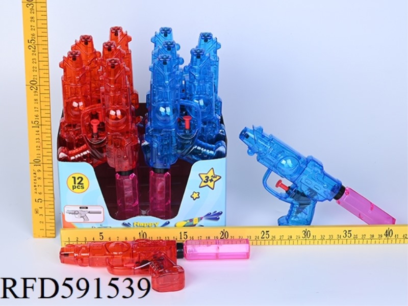 TRANSPARENT WATER GUN 12PCS