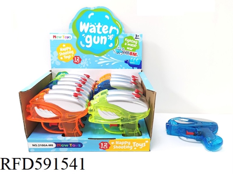 TRANSPARENT WATER GUN 12PCS