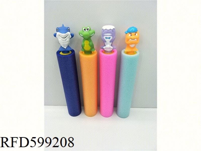 NEW COTTON SHARK/DOLPHIN/CROCODILE/WHALE PEARL COTTON ANIMAL HANDLE 24PCS