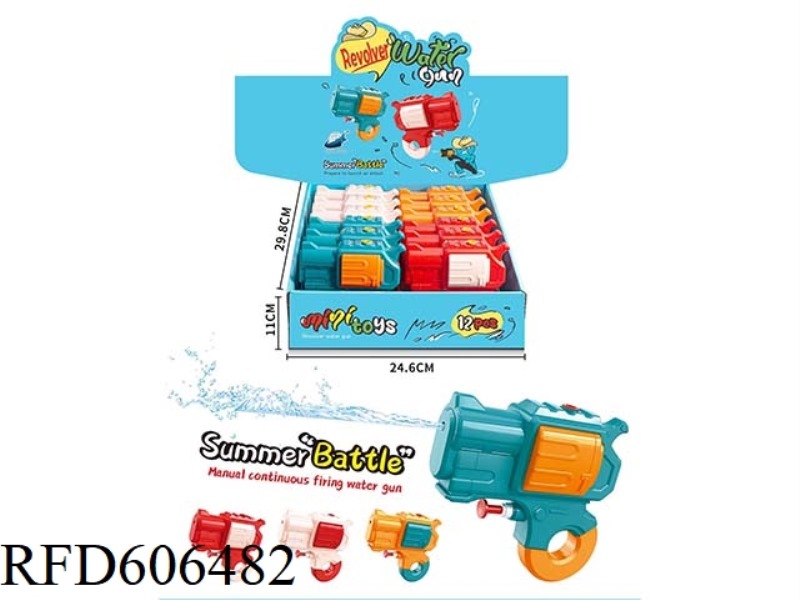 12CM REVOLVER WATER GUN 12PCS