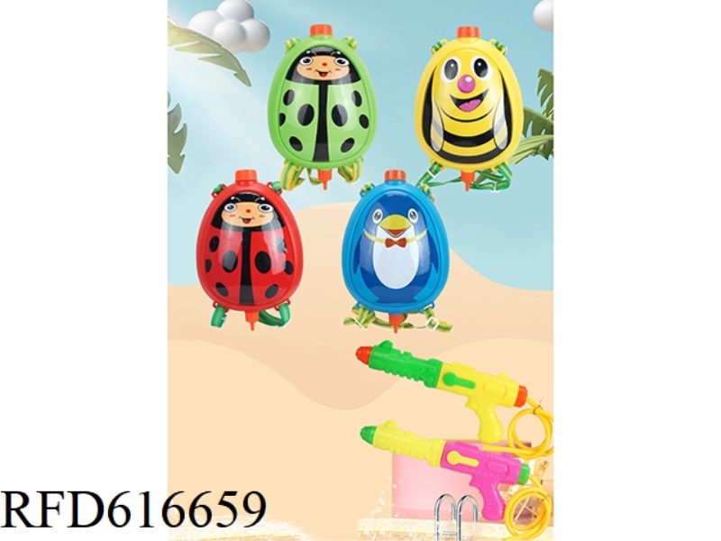 BEE, LADYBIRD, PENGUIN BACKPACK MIX (2016 GUN)
