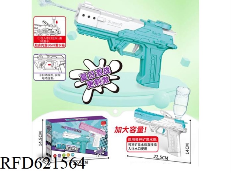 GECKO AUTOMATIC ELECTRIC WATER GUN (NON-RECHARGEABLE)