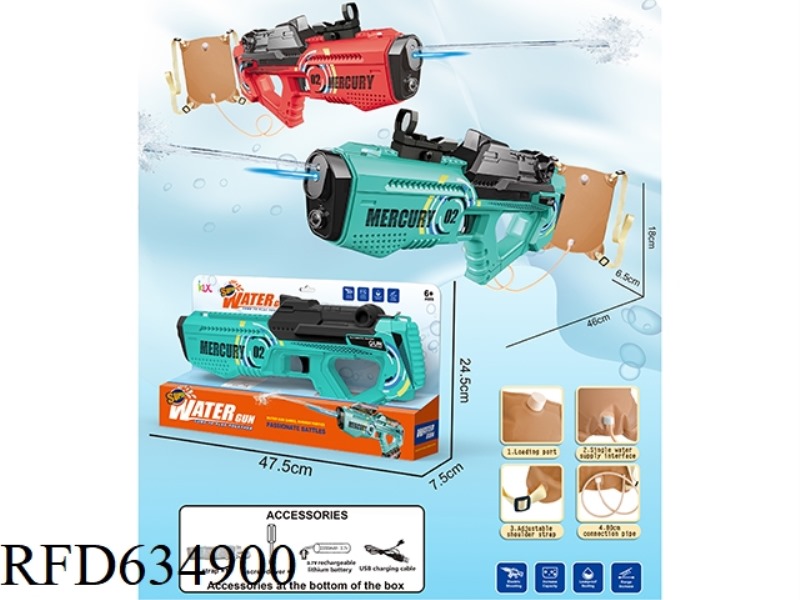 WATER GUN (RECHARGEABLE VERSION) UV PRINTING PLATE