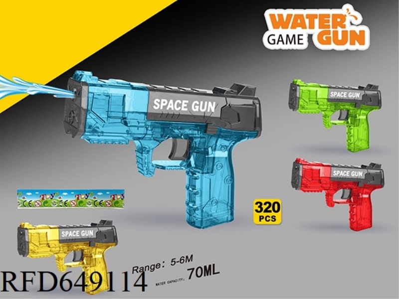 PRESS THE WATER GUN