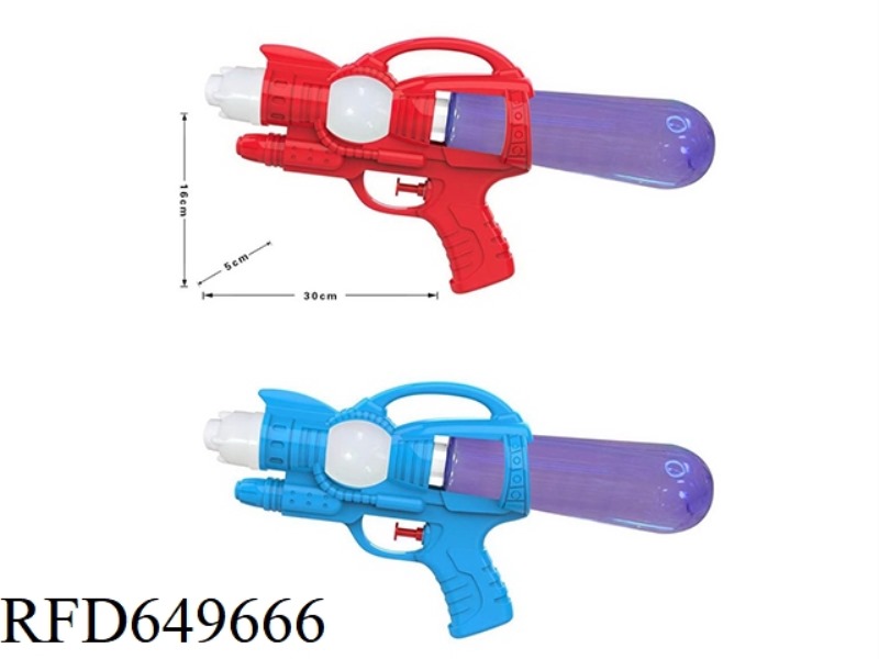 SOLID COLOR WATER GUN TRANSPARENT BOTTLE