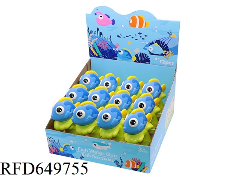 BLUE HANGING FISH WATER GUN 12