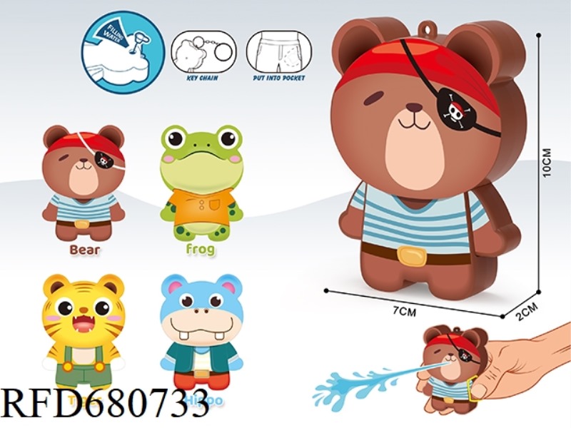 UV CARTOON ANIMAL WATER GUN