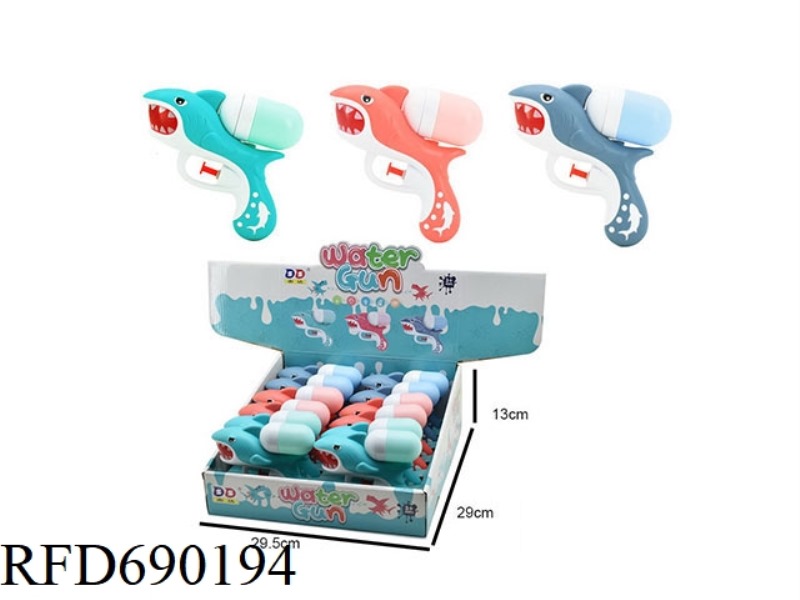 SHARK WATER GUN 12 PIECES/DISPLAY BOX