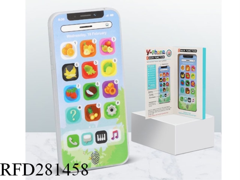 ENGLISH LEARNING TOY CHARGING MOBILE PHONE (BLUE, PURPLE)