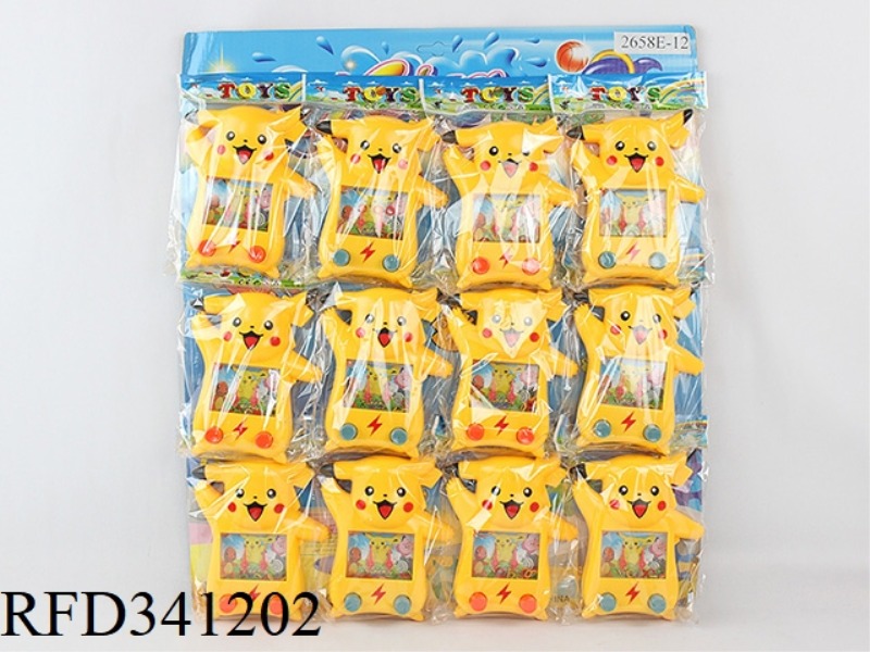 12 PIKACHU WATER GAME MACHINES