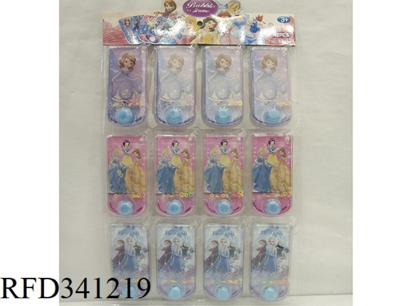 12 TRANSPARENT WATER MACHINES (ICE AND SNOW PRINCESS)